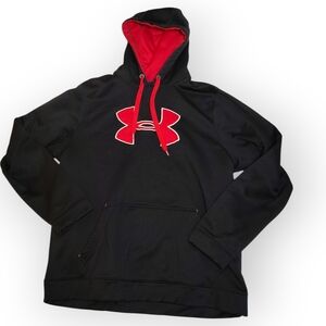 Under Armour Black and Red Hoodie